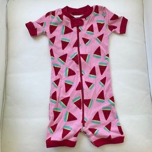 Hanna Andersson Shortie Sleeper/Pajamas. Size 18-24 months.